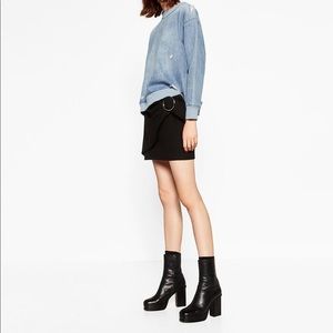 💫HP💫NWOT Zara Denim Pullover Sweater