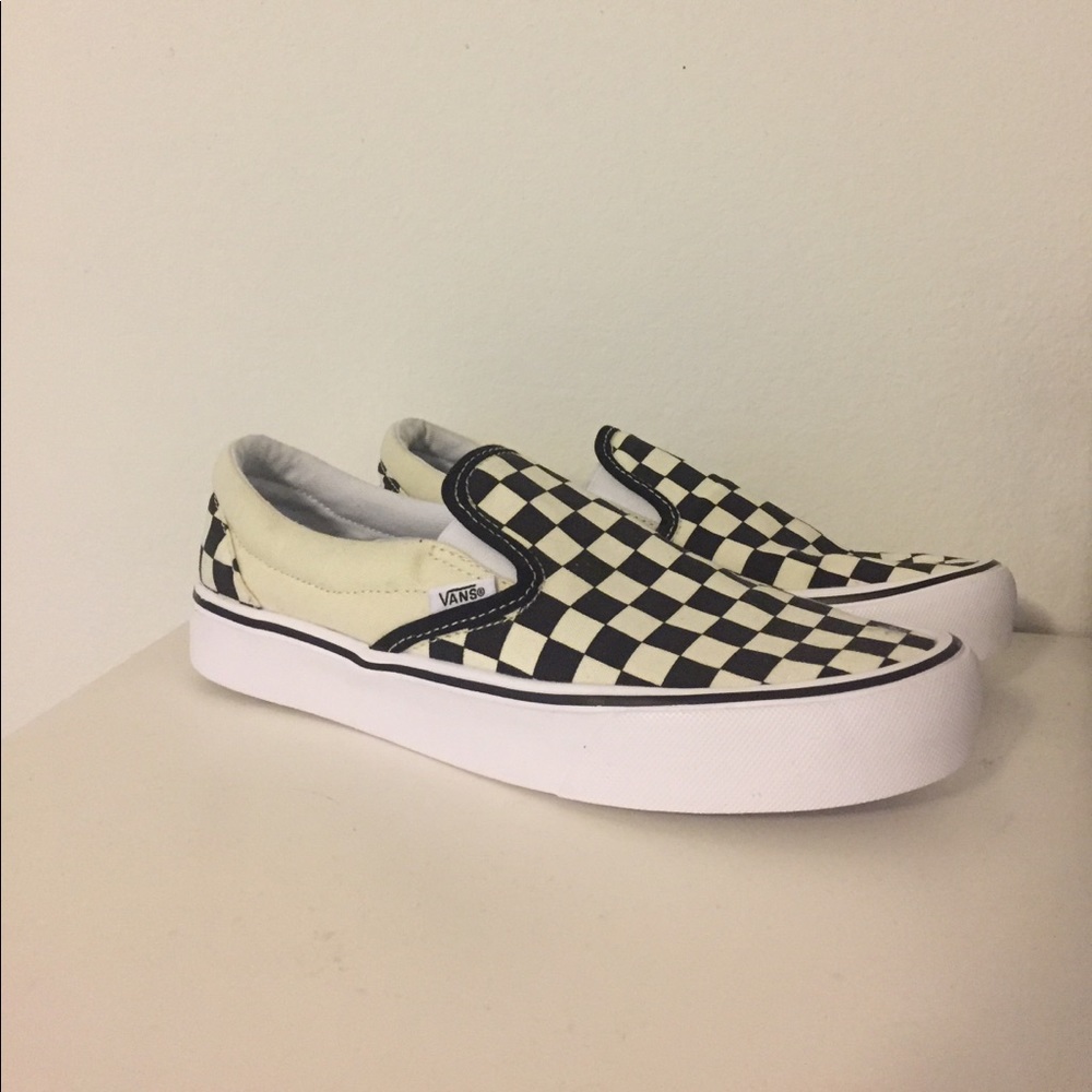 Checkerboard slip on's with ultra cush