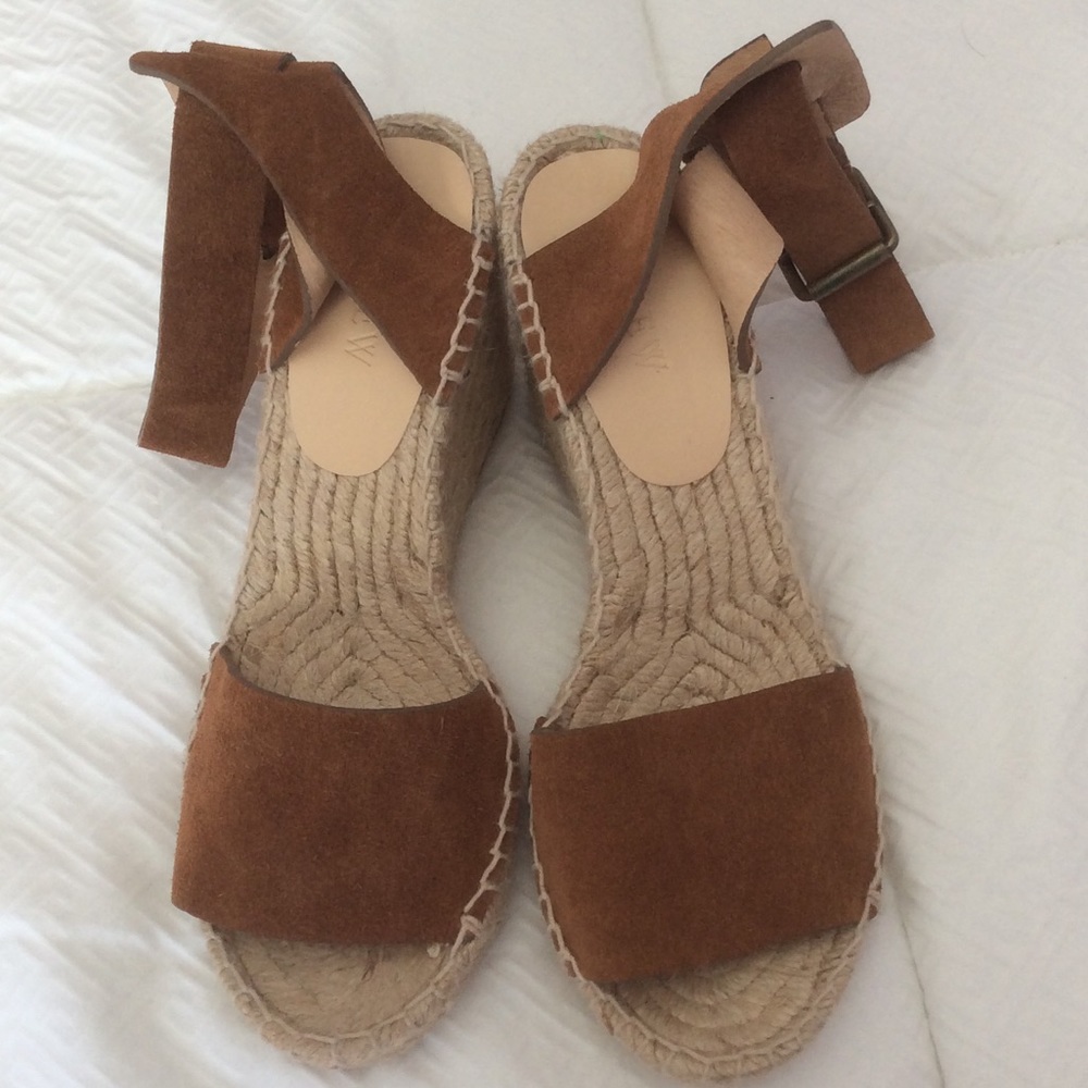 Sale J. Crew Corsica Espadrille Wedges NEW - Picture 1 of 7