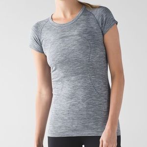 Lululemon Swiftly Tech SS  Heathered Slate