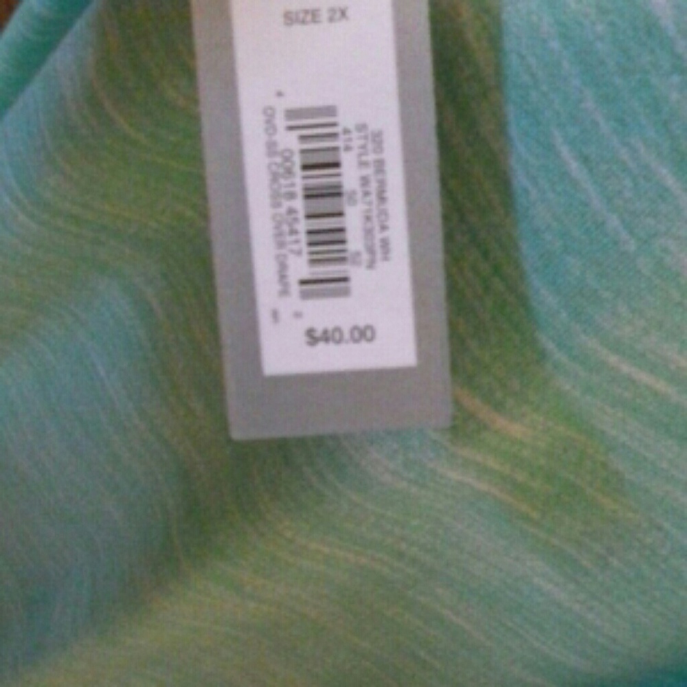 NEW APT 9 Cross Over Drape Short Sleeve Top 2X - Picture 5 of 8