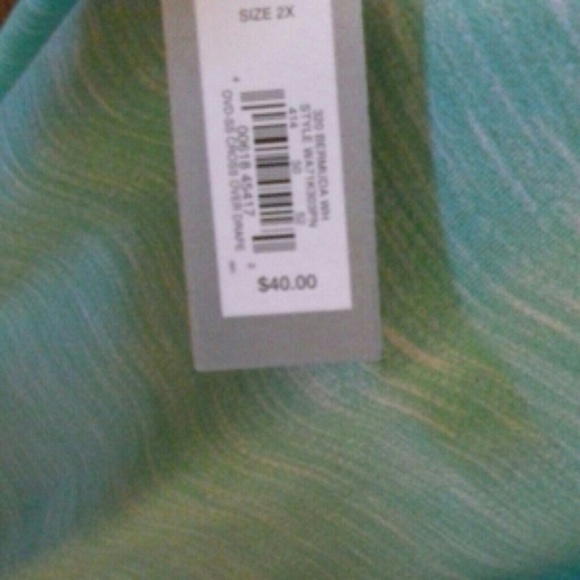 NEW APT 9 Cross Over Drape Short Sleeve Top 2X - Picture 5 of 8