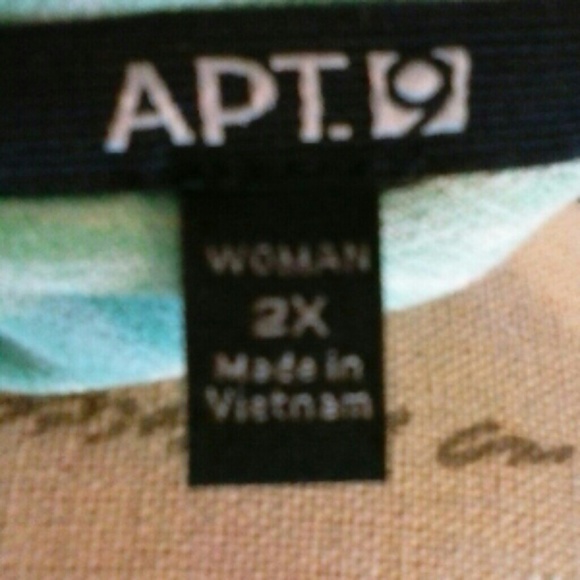 NEW APT 9 Cross Over Drape Short Sleeve Top 2X - Picture 6 of 8