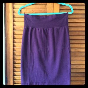 American Apparel High Waisted Stretch Pencil Skirt