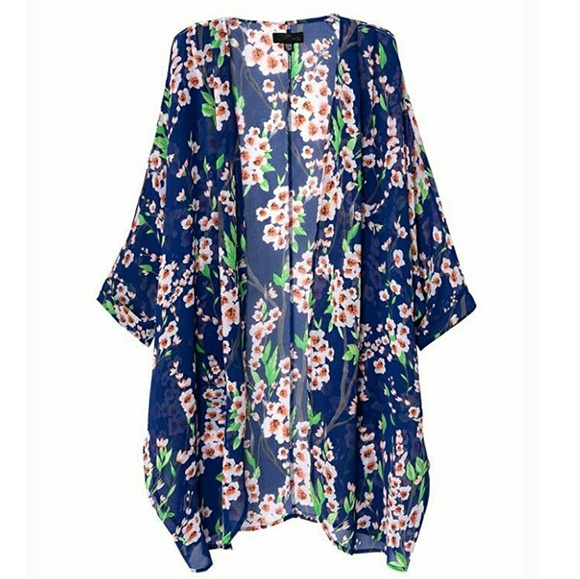 Vintage long kimono - Picture 3 of 6