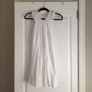White J.Crew smocked dress