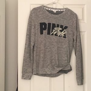 Grey Heather VS Pink sweatshirt