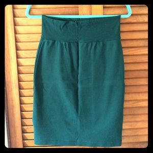 American Apparel High Waisted Stretch Pencil Skirt