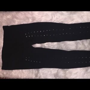 Forever 21 lace up leggings
