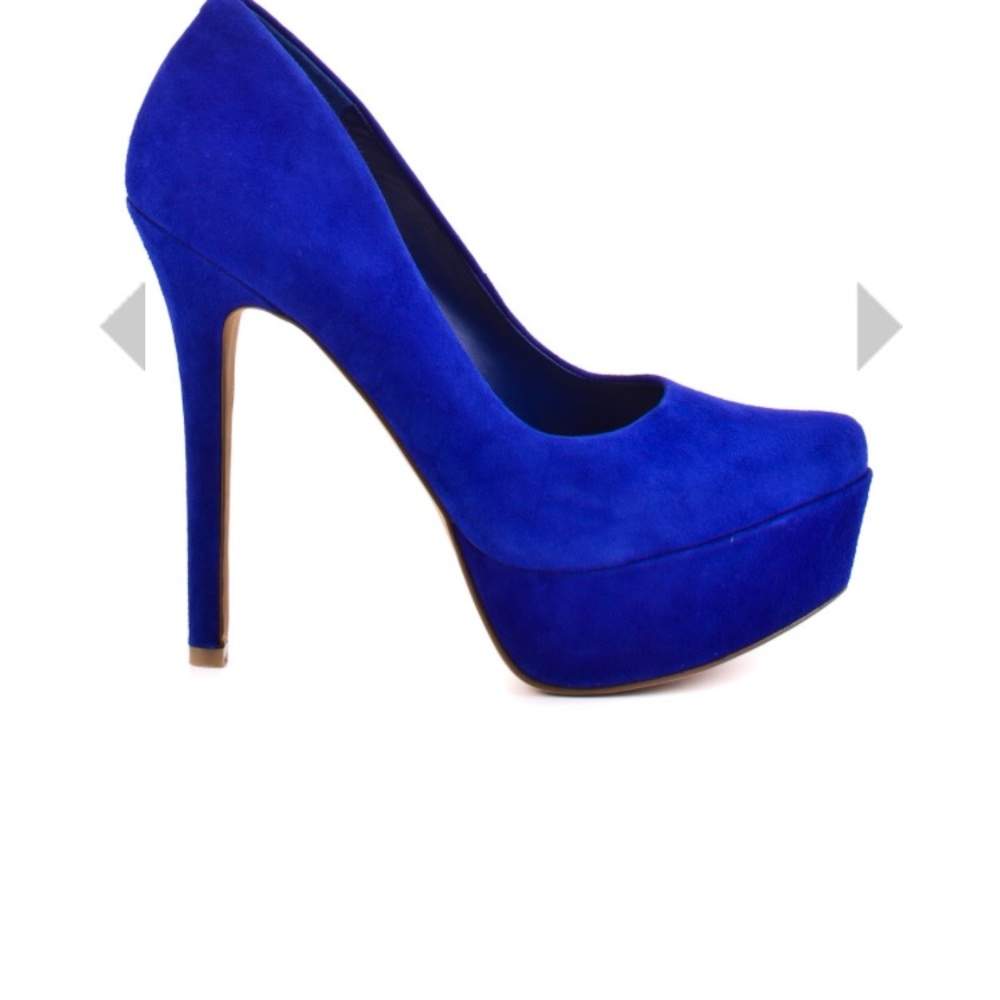Jessica Simpson Stunning Waleo Blue Heels
