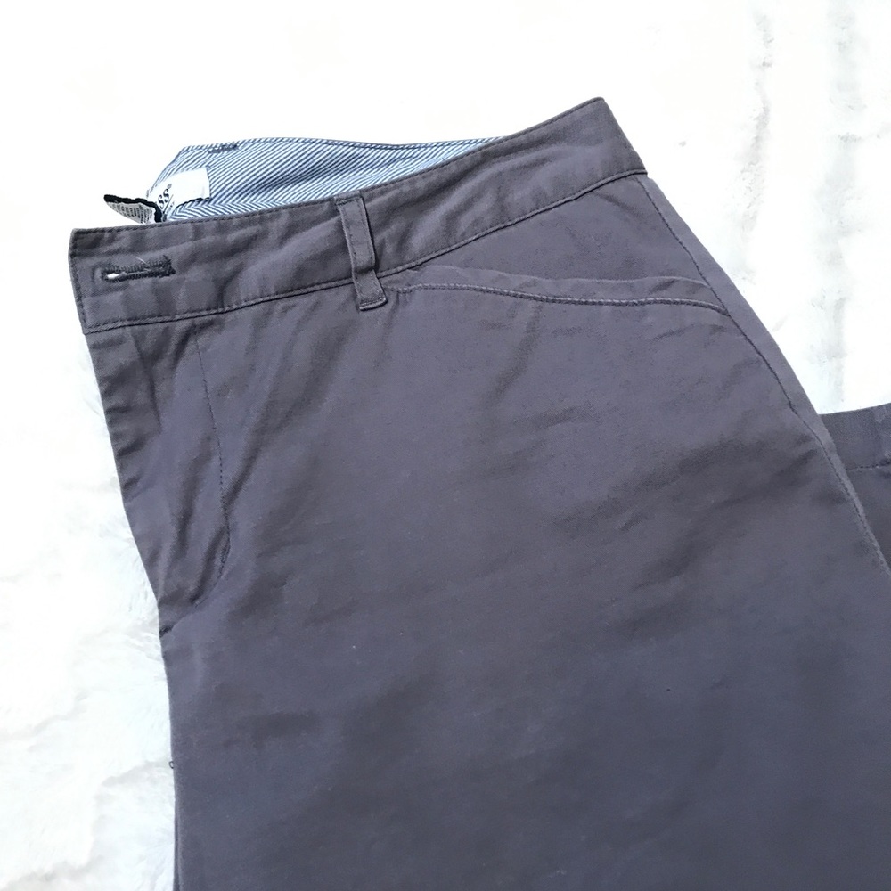 Bass ankle length fitted dress pants