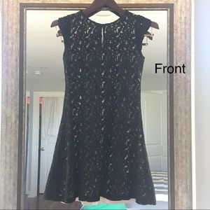 Black lace dress