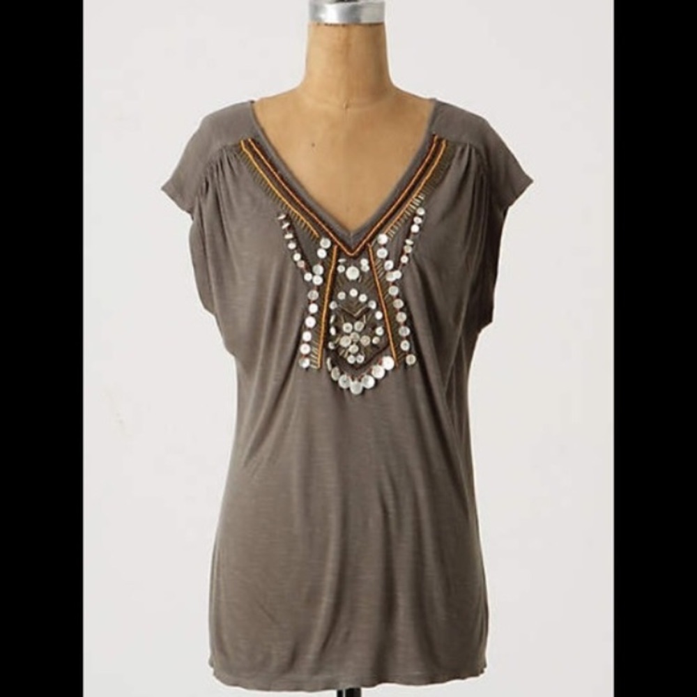 NWOT Anthropologie Carapace Tee
