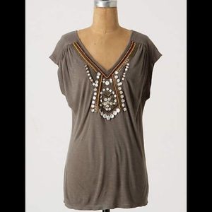 NWOT Anthropologie Carapace Tee