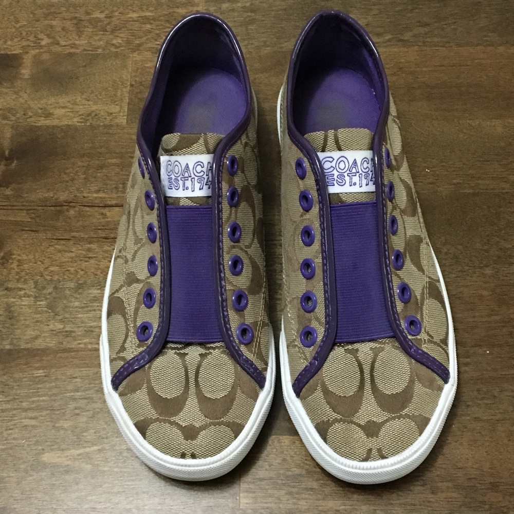 Coach slip on sneakers