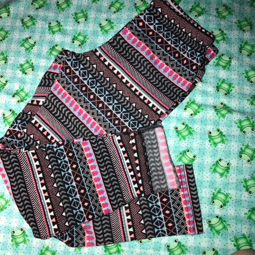 AZTEC PRINT SOFT THICK-SWEATER