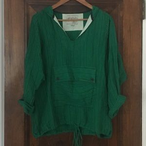 Ace&Jig Pullover with Kangaroo Pocket, Size L