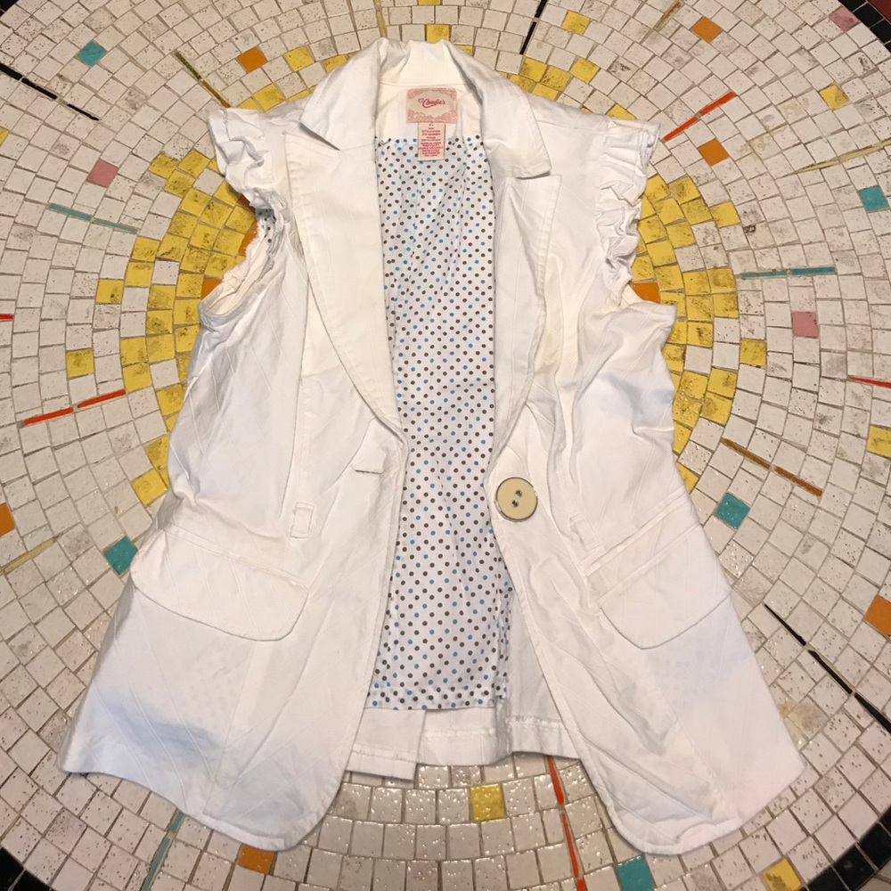 White Candies Business Vest