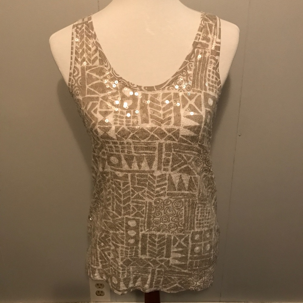 Like new J. Crew sequin tank