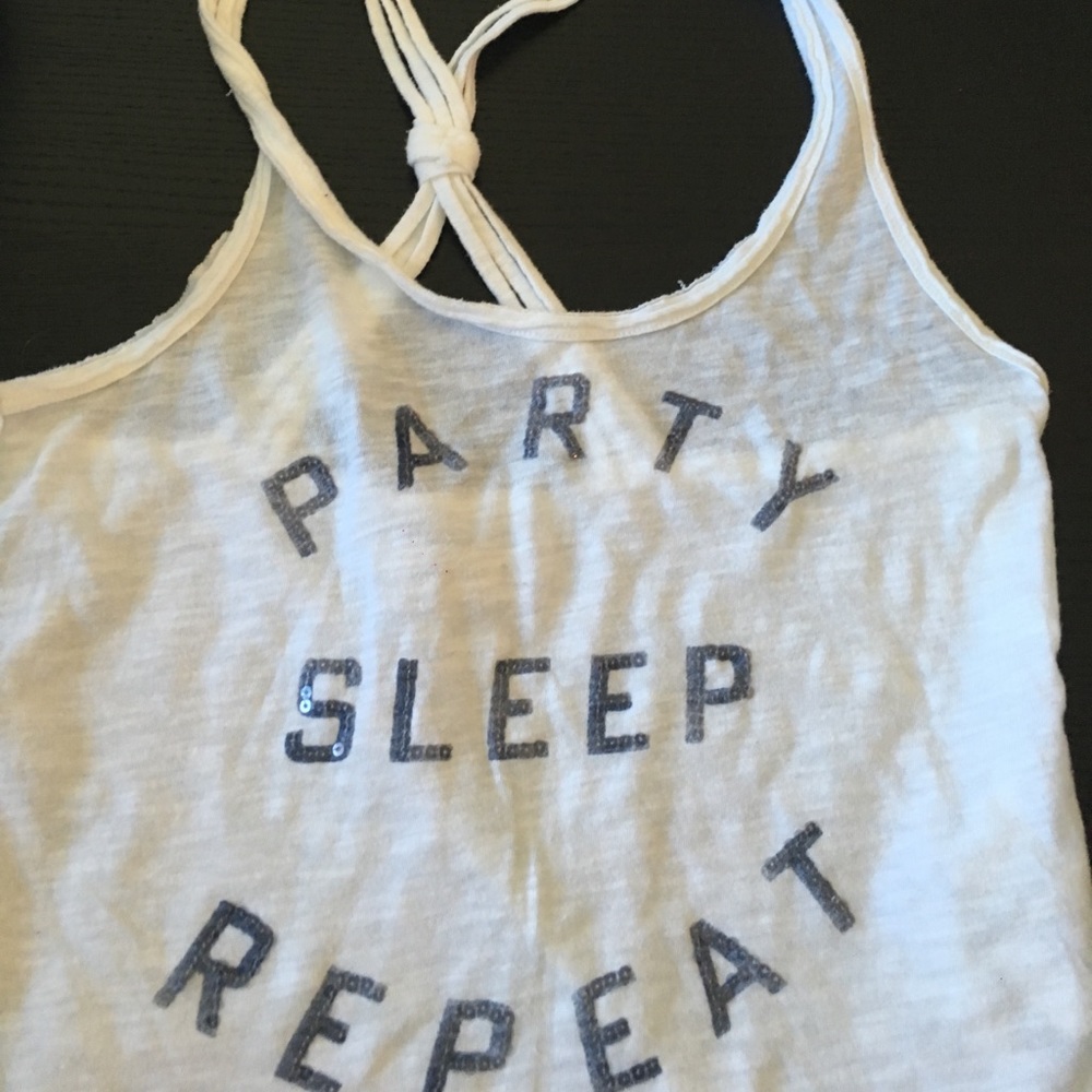 White summer tank top