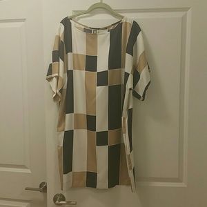 Geometric tunic dress