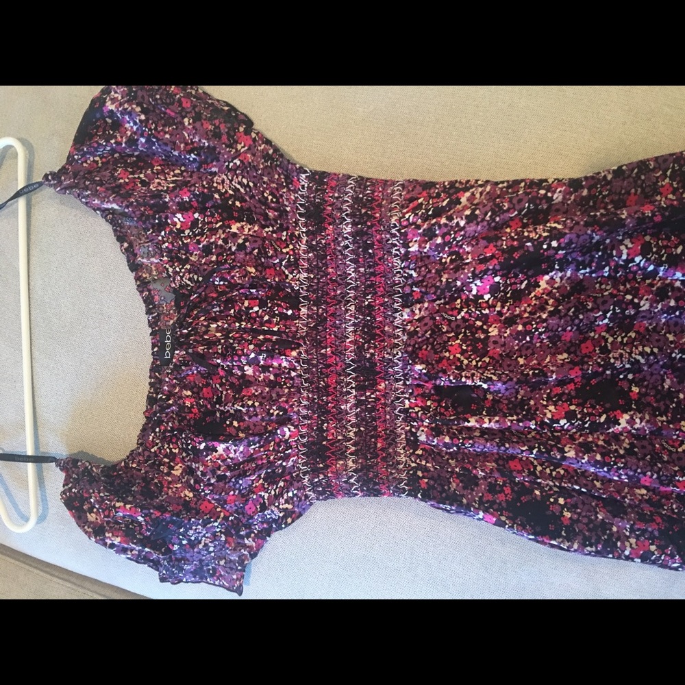 Floral peasant dress