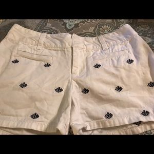 Ralph Lauren  white anchor shorts girls Sz 14