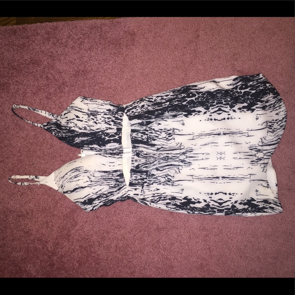 Black and white Hello Molly dress