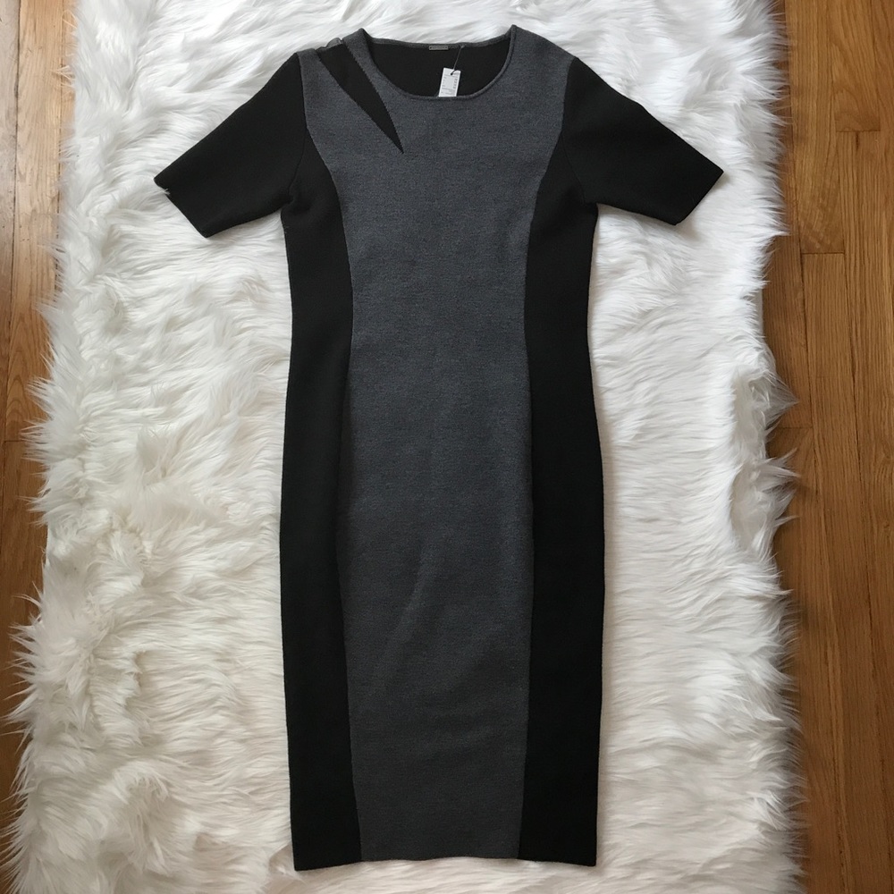 NWT Eli Tahari Caroline Sweater Dress Sz Med