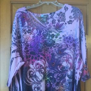 Short sleeve dress blouse