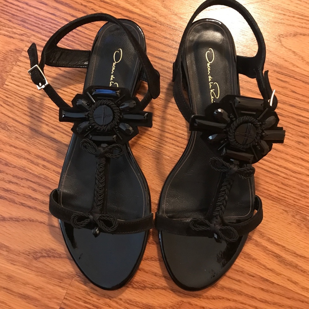 Oscar de la Renta Elena sandal size 37