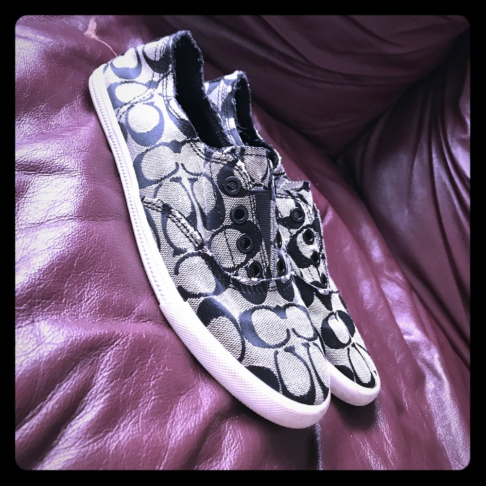 Coach slip on sneakers