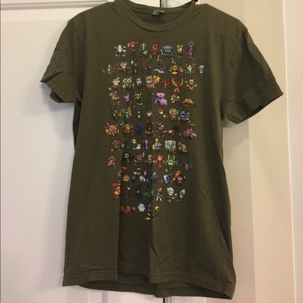 We Love Fine Green DotA 2 Print T-Shirt