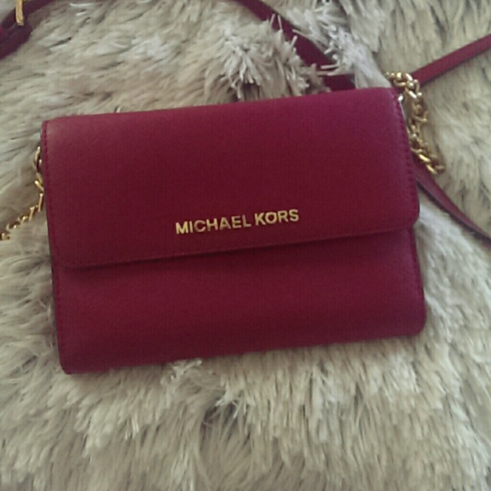 MICHAEL KORS - Jet Set Gold Chain Crossbody