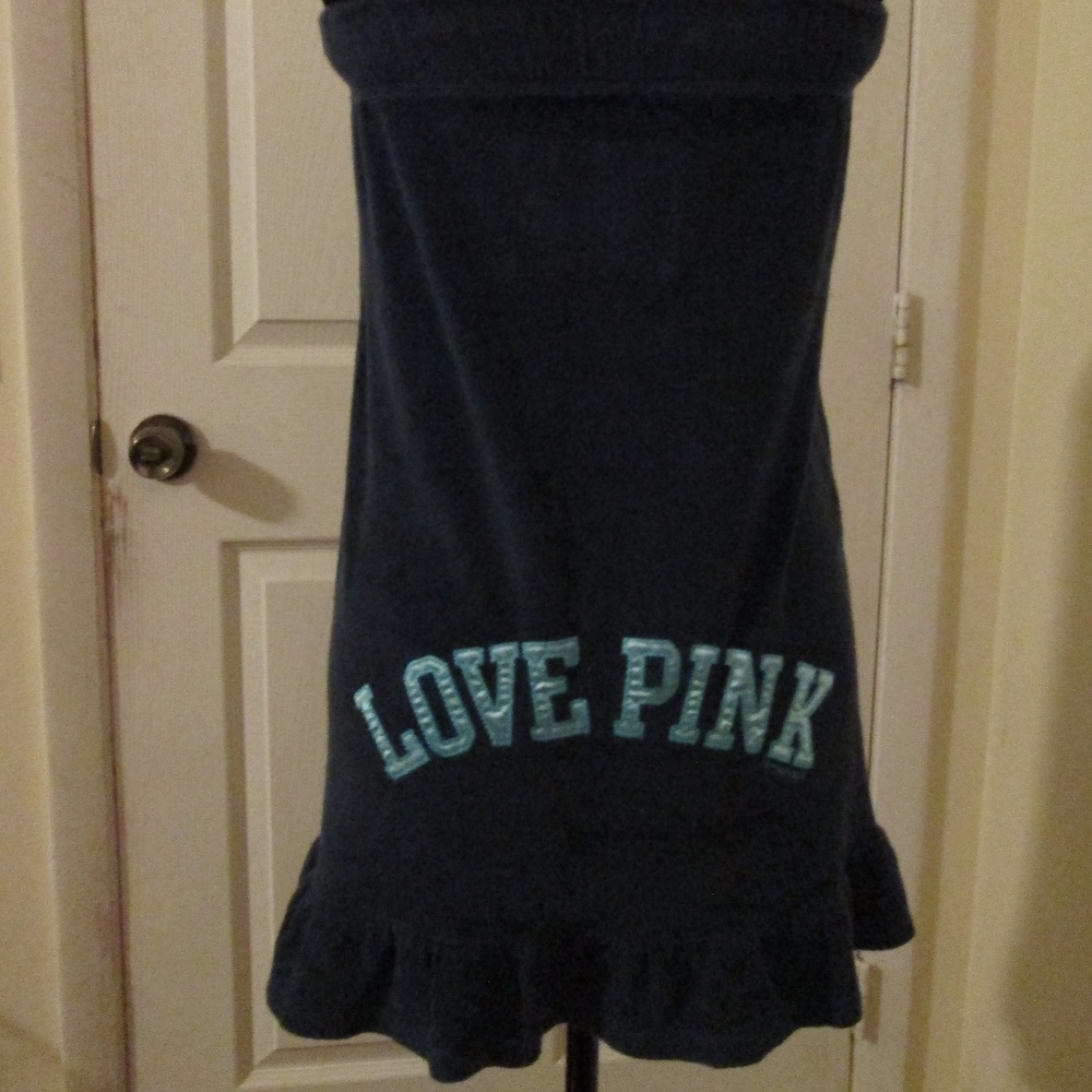 VS Pink Terry Cloth Bathing Suit Cover Up