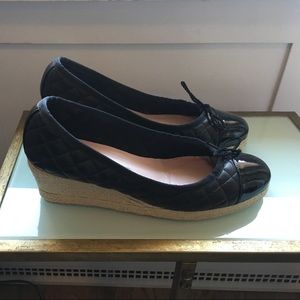 Quilted wedge espadrilles