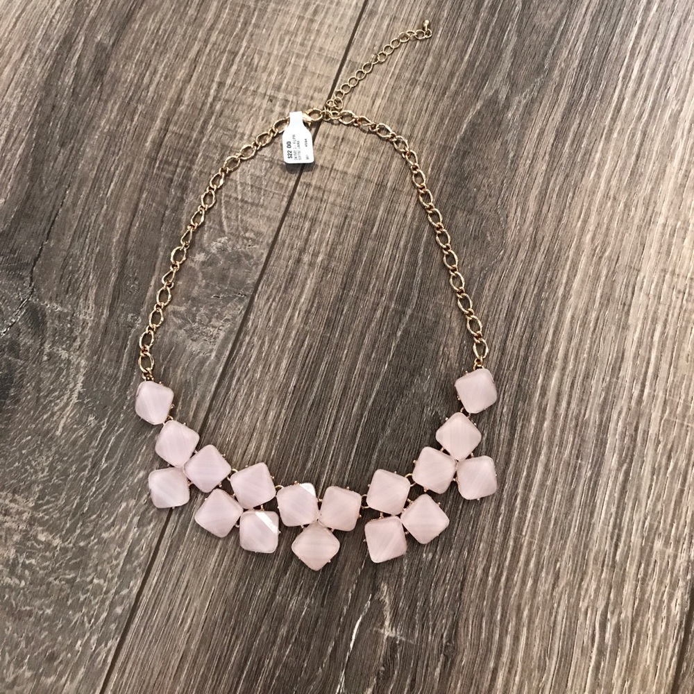 Pink and gold necklace