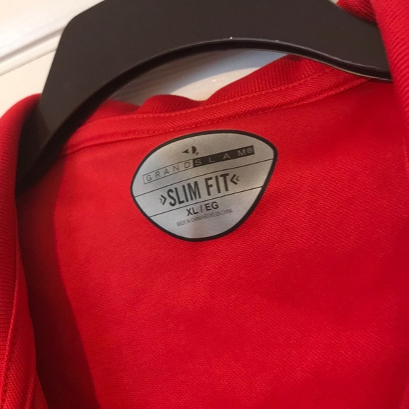 Gorgeous Red Men's Polo - Picture 2 of 2