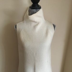 Vince wool/cashmere cream tunic sweater