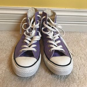 Lavender High Top Converse