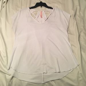 Casual cotton cut-out shirt