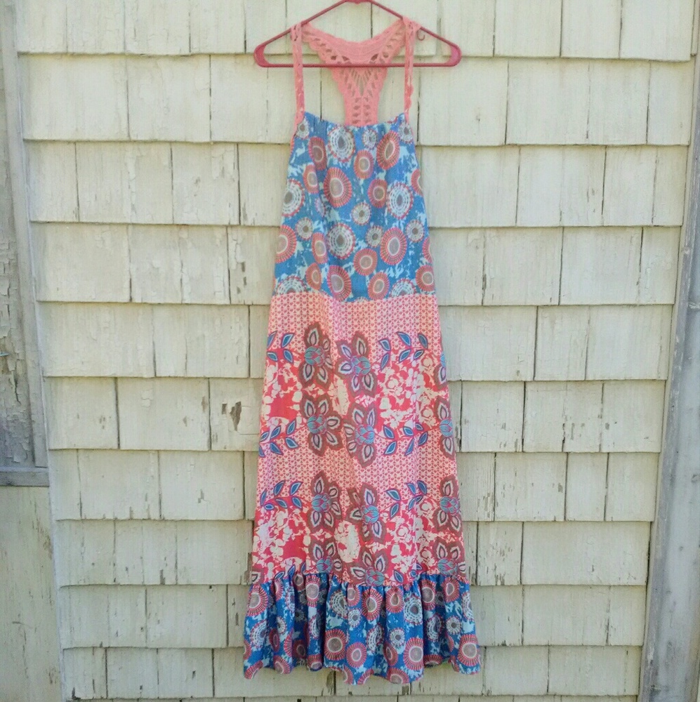 NWT! Nordstrom Boho Maxi Dress - Picture 1 of 8