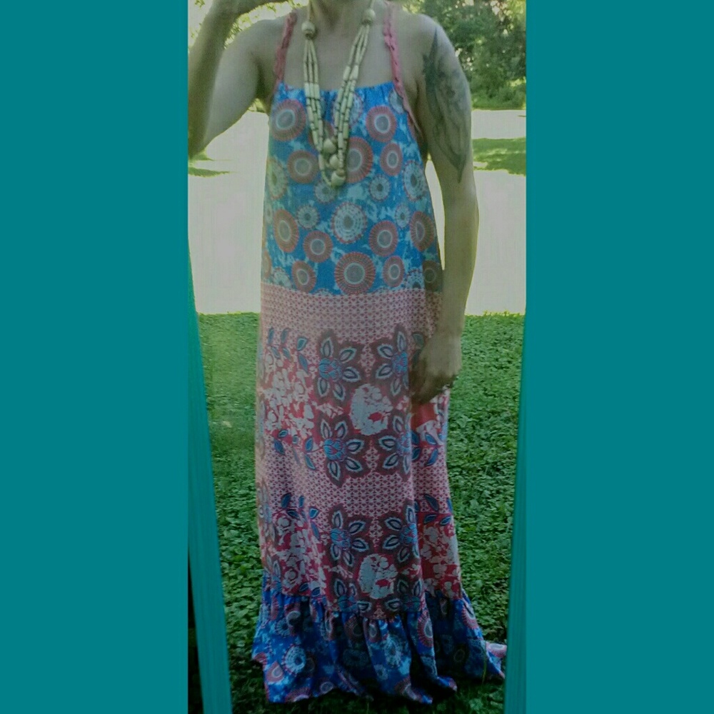 NWT! Nordstrom Boho Maxi Dress - Picture 8 of 8