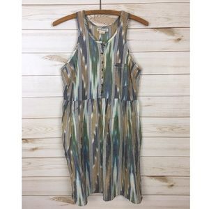 Obey Propaganda Ikat Print Sun Dress XS