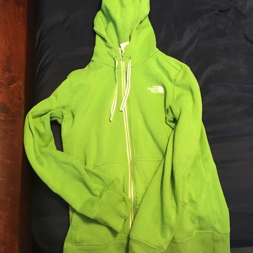 North Face zip up sweatshirt