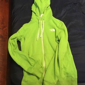 North Face zip up sweatshirt
