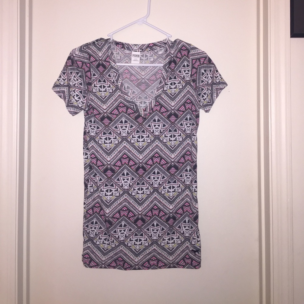 Aztec print v neck from VSPINK