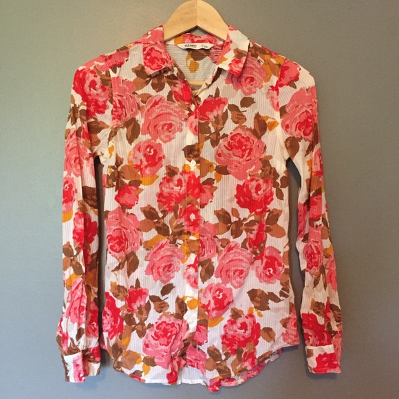 Old Navy Tops - Old Navy floral button down