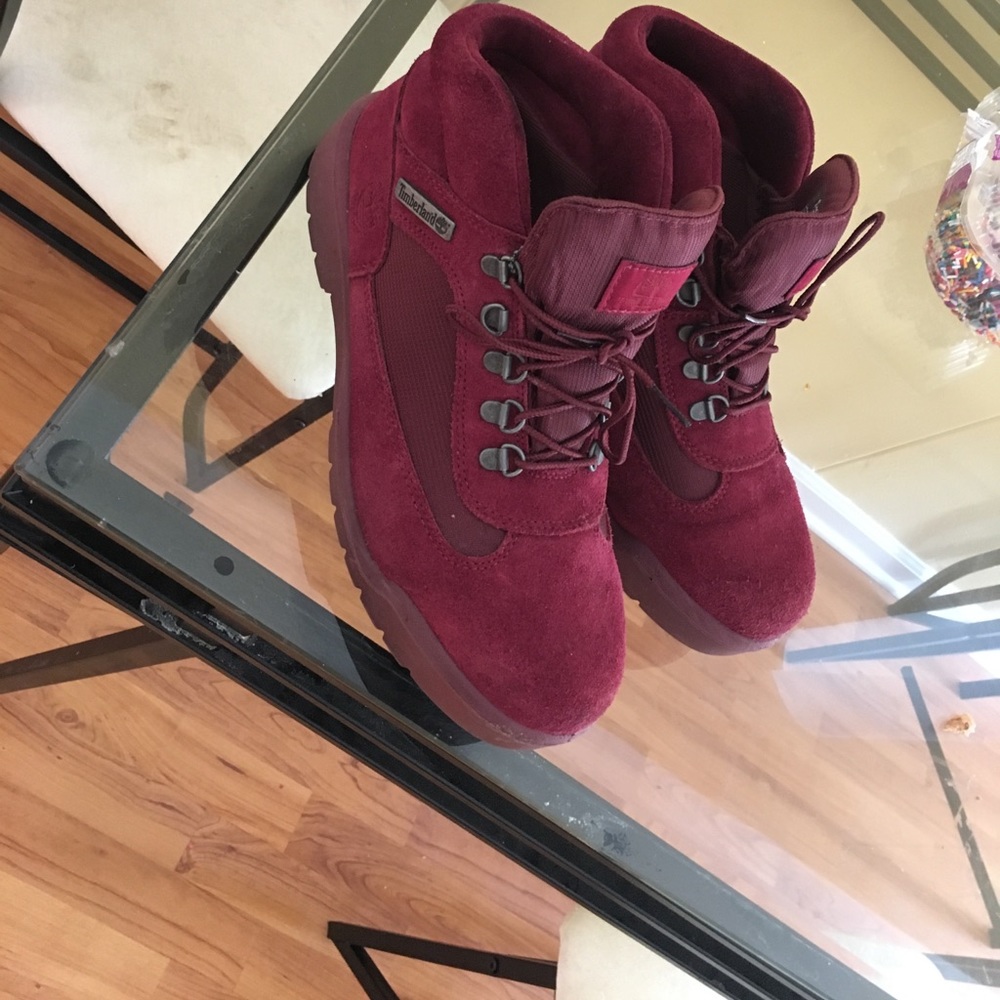 Limited edition Cranberry Timberlands