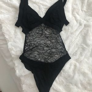 Blue life Black one piece